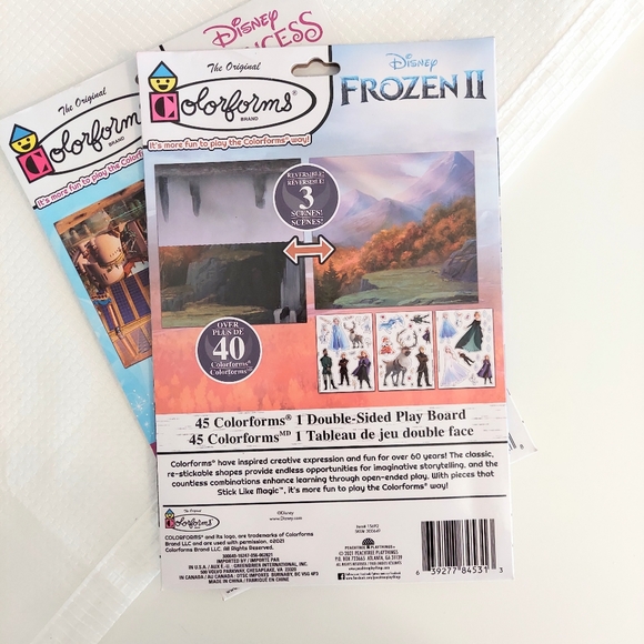 Colorforms Disney Princess & Frozen II Sticker Story Adventure Play Sets - Picture 5 of 5